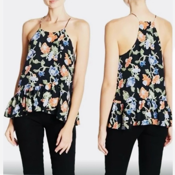 Brand New Women’s Joie SILK Floral Halter Top Blouse - Picture 1 of 7